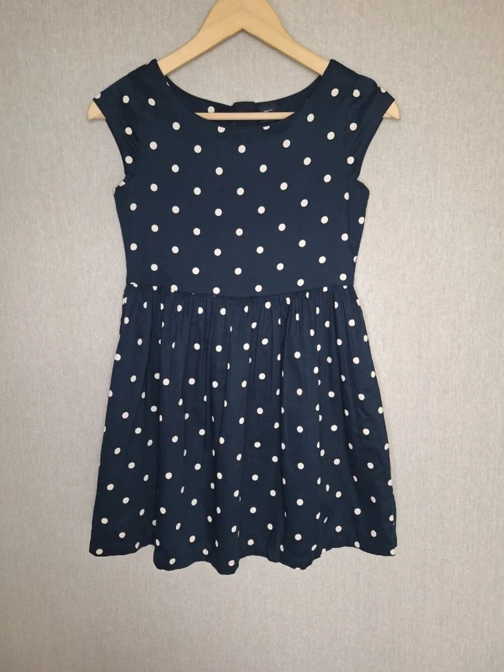 💙 Gap Kids Polkadot Girls Dress Size 10/L Cotton Preppy Formal Cute Outfit